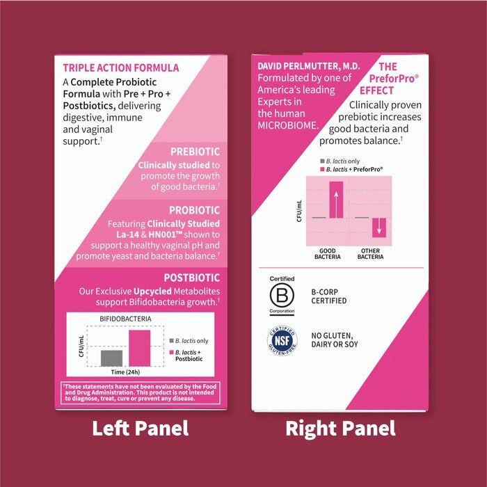 Garden of Life - Probiotyki dla Kobiet Dr. Formulated, pH, 30 kapsułek - obrazek 3