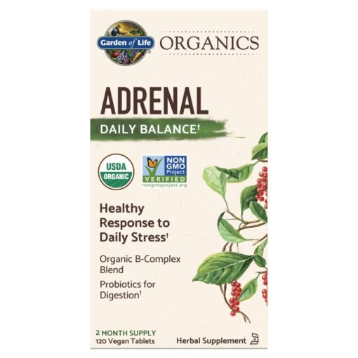 Eco Supplements - Organics Adrenal Daily Balance† 120 Tablets