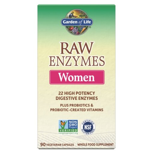Eco Supplements - RAW Enzymes Women Digestive Health 90 Capsules