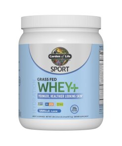 Eco Supplements - Sport Grass Fed Whey+ Skin Protein Powder - Vanilla