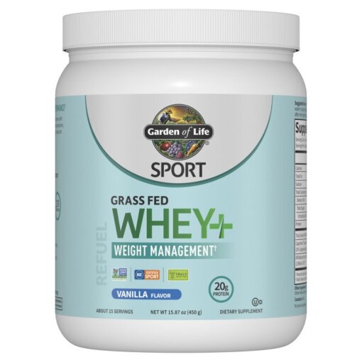 Eco Supplements - Sport Grass Fed Whey+ Weight Management Protein Powder - Vanilla
