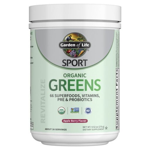 Eco Supplements - Sport Organic Greens Powder - Apple Berry
