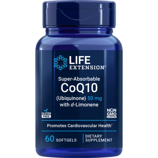 Eco Supplements - Super-Absorbable CoQ10 (Ubiquinone) with d-Limonene