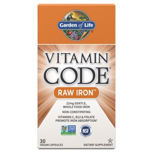 Eco Supplements - Vitamin Code Raw Iron Capsules