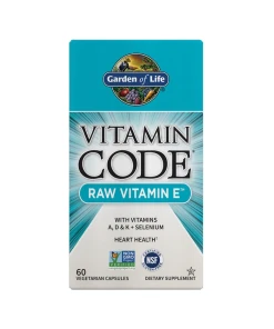 Eco Supplements - Vitamin Code Raw Vitamin E 60 Capsules