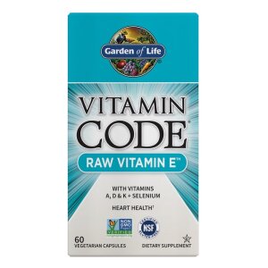 Eco Supplements - Vitamin Code Raw Vitamin E 60 Capsules