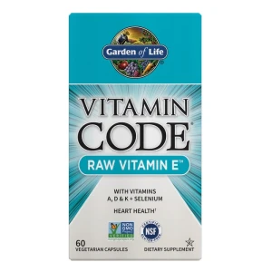 Eco Supplements - Vitamin Code Raw Vitamin E 60 Capsules