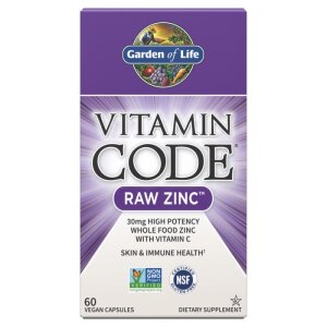 Eco Supplements - Vitamin Code Raw Zinc 60 Capsules