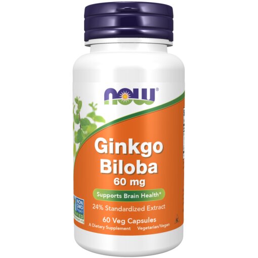 Ginkgo Biloba 60 mg Veg Capsules