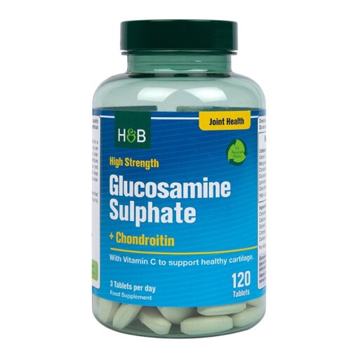 Holland & BarrettHigh Strength Glucosamine Sulphate & Chondroitin 120 Tablets(194)Joints