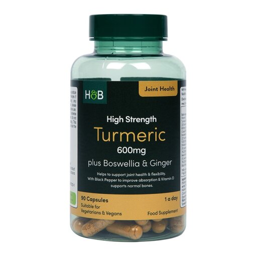 Holland & BarrettHigh Strength Turmeric 600mg plus Boswellia & Ginger 90 Capsules(37)Everyday HealthJoints