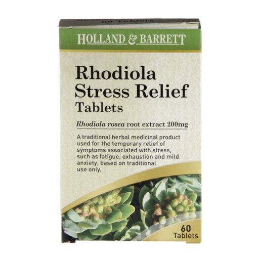 Holland & BarrettRhodiola Stress Relief 60 Tablets 200mg(59)Emotional Wellbeing
