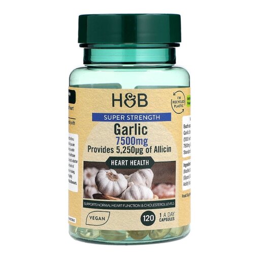 Holland & BarrettSuper Strength Garlic 7500mg 120 Capsules(41)Everyday HealthHeart Health