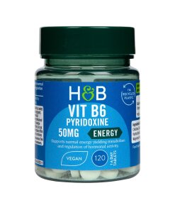 Holland & BarrettVitamin B6 + Pyridoxine 50mg 120 Tablets(79)Everyday HealthEnergy