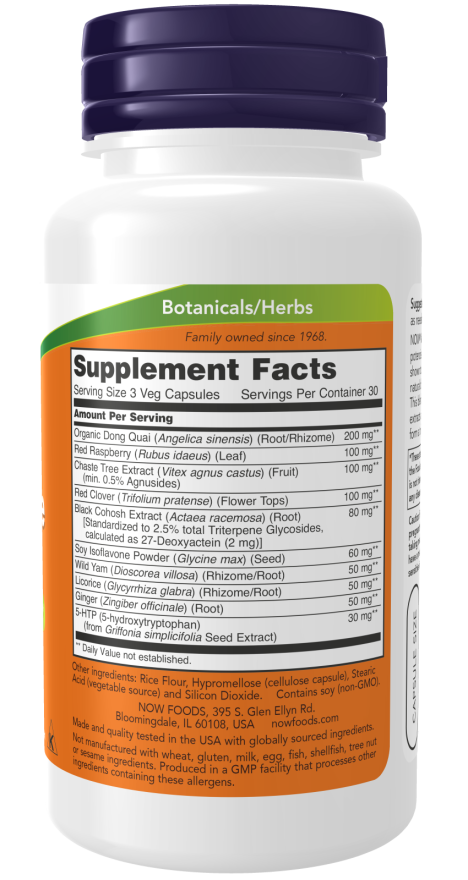 NOW - Wsparcie dla Kobiet w Menopauzie, 90 kapsułek roślinnych - obrazek 2