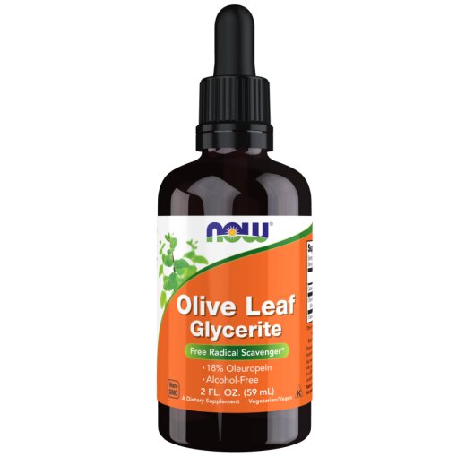 Olive Leaf Glycerite 18% Liquid