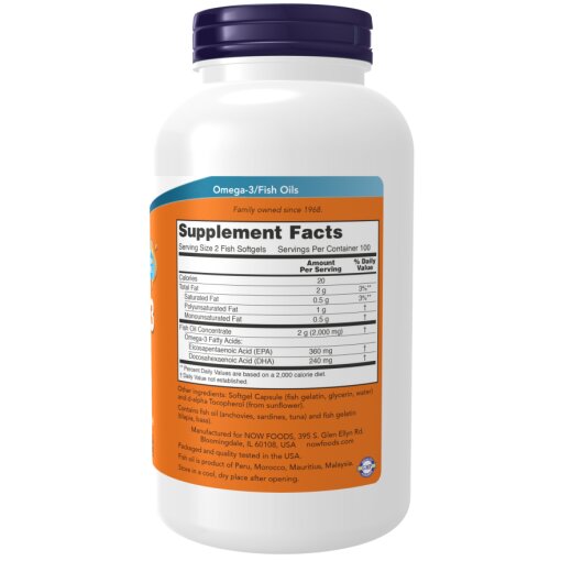 Molecularly Distilled Fish Softgels