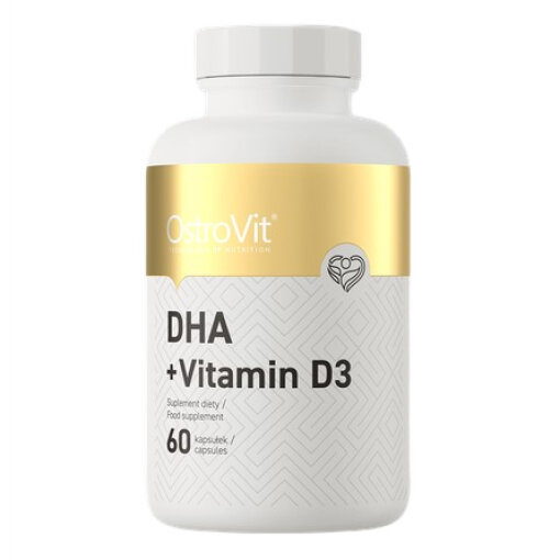 OstroVit - DHA + Vitamin D3 - 60 caps