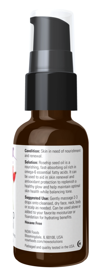 NOW Foods - Olejek eteryczny, olej z nasion dzikiej róży, 30 ml - obrazek 2