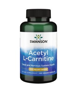 SWANSON ALC (Acetyl l-karnityna) 500mg 100vcaps