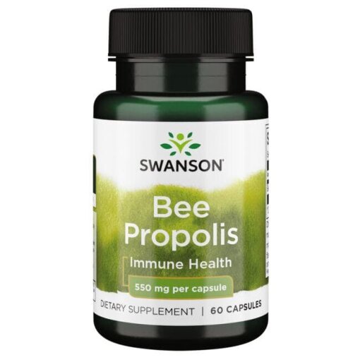SWANSON Bee Propolis 550mg 60 kaps