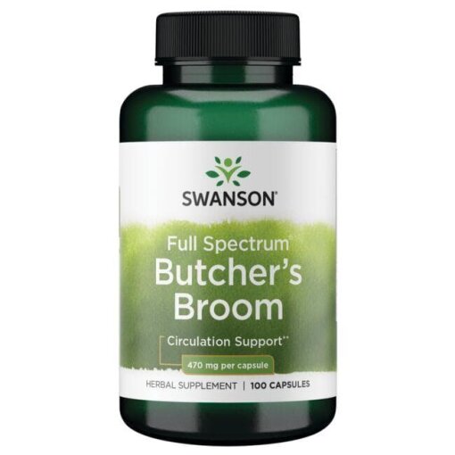 SWANSON Butcher's broom 470mg 100caps