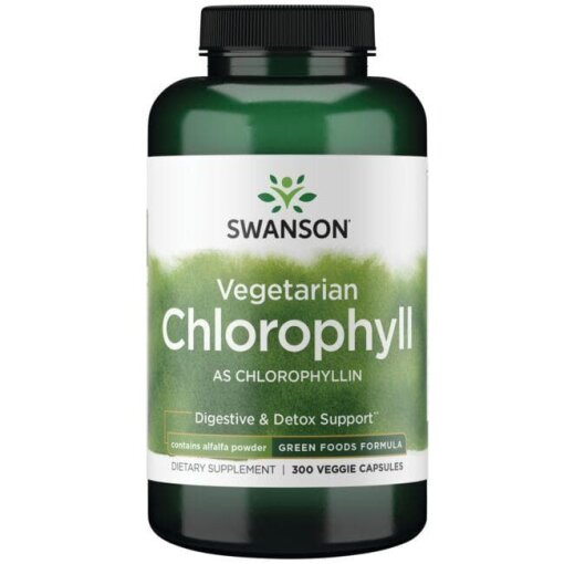 SWANSON Chlorofil 60mg 300 kaps