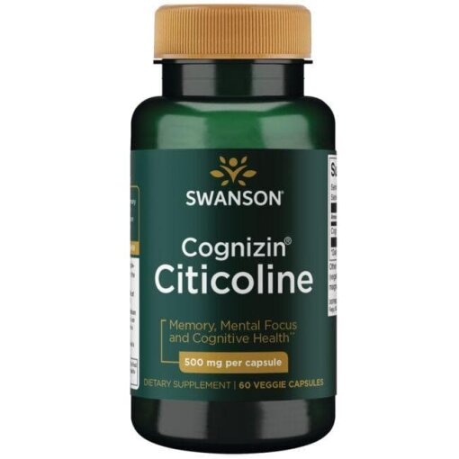 SWANSON Cognizin Citicoline 500mg 60vcaps