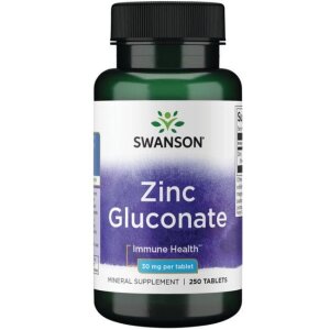 SWANSON Cynk (glukonian) 30mg 250tabs
