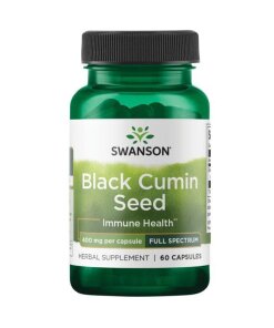 SWANSON FS Nasiona czarnego kminu 400mg 60 kaps