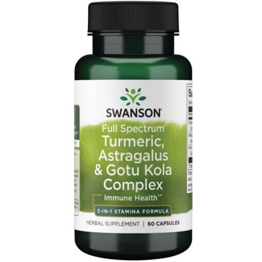 SWANSON FS Turmeric Astragalus Gotu Kola 60k