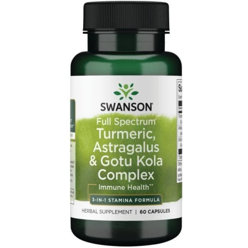 SWANSON FS Turmeric Astragalus Gotu Kola 60k