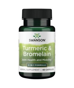 SWANSON FS Turmeric + Bromelina 60kaps