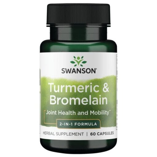 SWANSON FS Turmeric + Bromelina 60kaps