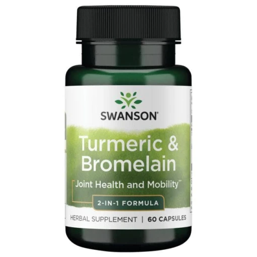 SWANSON FS Turmeric + Bromelina 60kaps