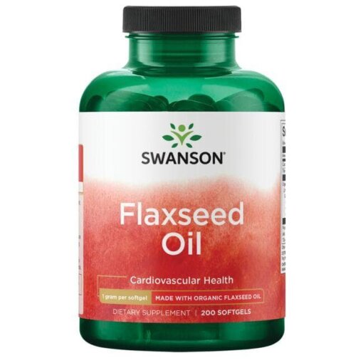 SWANSON Flaxseed Oil 1000mg 200 ¿elków