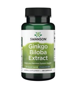 SWANSON Ginkgo Biloba ekstr GinkgoSelect 60mg 120k