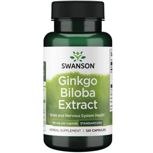SWANSON Ginkgo Biloba ekstr GinkgoSelect 60mg 120k