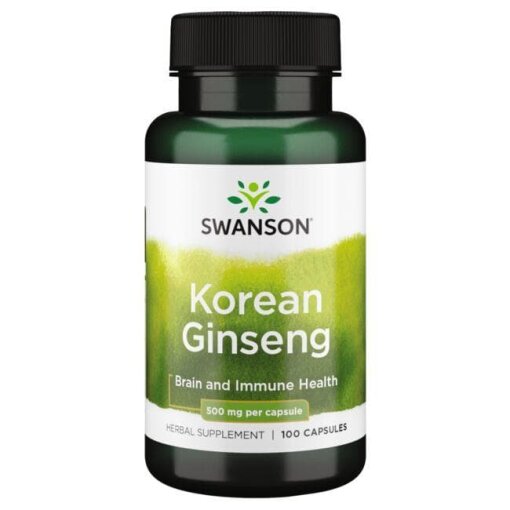 SWANSON Ginseng - ¯eñ-Szeñ 500mg 100 kaps