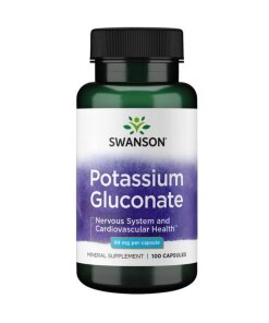 SWANSON Glukonian Potasu 99mg 100 kaps