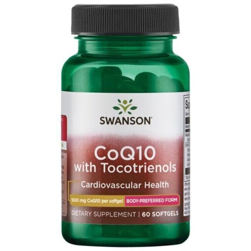 SWANSON Koenzym Q10 100mg + Tocotrienole 10mg 60sg