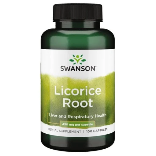 SWANSON Licorice ( Lukrecja) 450mg 100caps