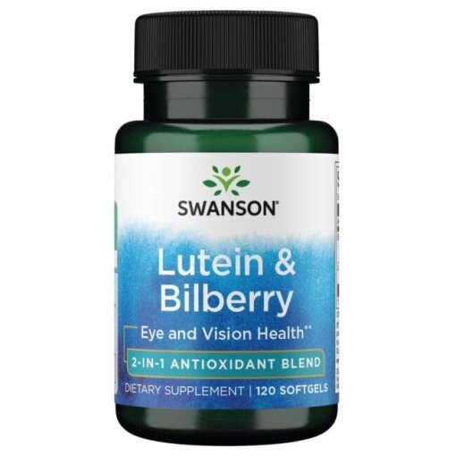 SWANSON Luteina+ Borówka 120 sgels