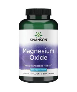 SWANSON Magnez (tlenek) 200mg 250kaps