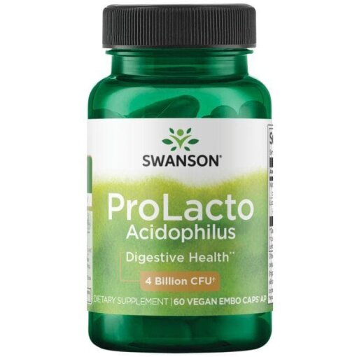 SWANSON Probiotic Prolacto Acidophilus 60 vcaps