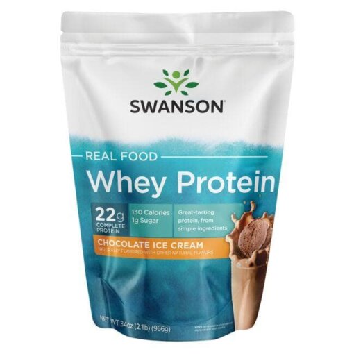 SWANSON Real Food Whey Protein Chocolate 966g