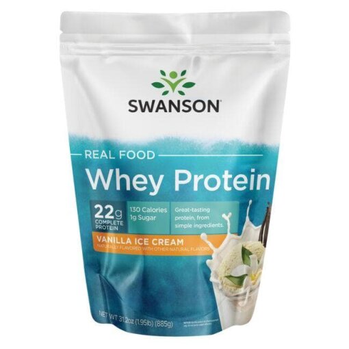 SWANSON Real Food Whey Protein Vanilla 885g