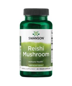 SWANSON Reishi 600mg 60 kapsu³ek