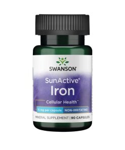 SWANSON SunActive ¯elazo 15mg 90kaps