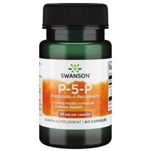 SWANSON Witamina B-6 20mg 60 kaps